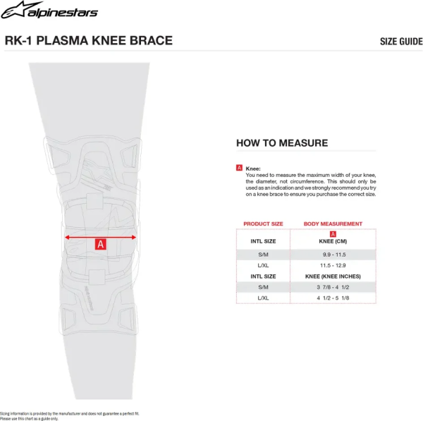 Genunchiere Alpinestars Rk-1 Plasma Black/Red-0