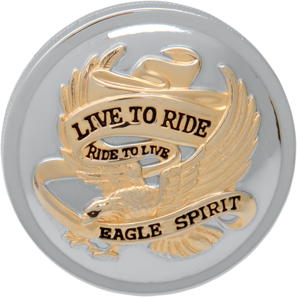 (r)live To Ride(r) Gas Cap Gold, 1, nordicamoto.ro