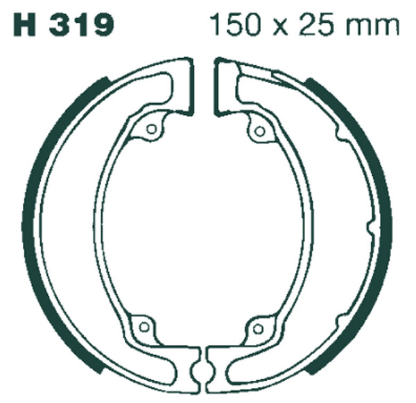 Standard Brake Shoes, 1, nordicamoto.ro