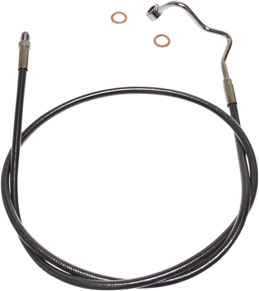 Designer Series Dot Abs-specific Mid Brake Line Kit Black, Black Pearl, 2, nordicamoto.ro