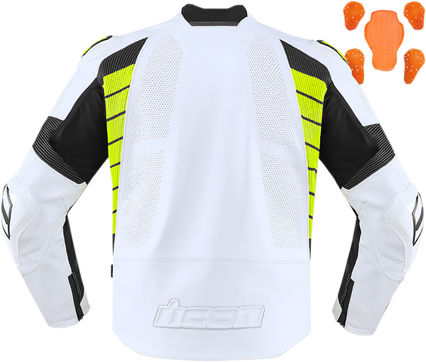 Geaca Piele Icon Hypersport 2 Prime™ White-1
