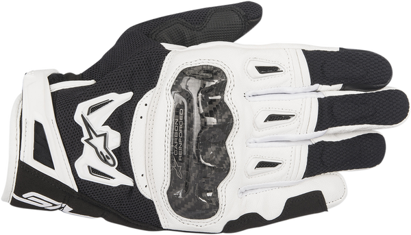 Manusi Piele Alpinestars Smx-2 Air Carbon V2 Negru/Alb-e859fac8634dee69a302078144ff8477.webp