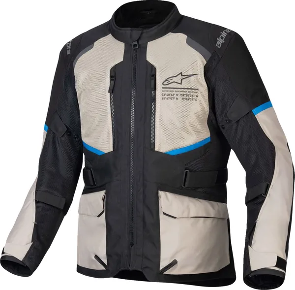 Geaca Alpinestars Andes Air Drystar Black/Gray/Blue-2
