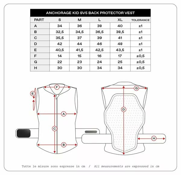 Kids Anchorage Sv5 Back Protector Vest Black, Green -0