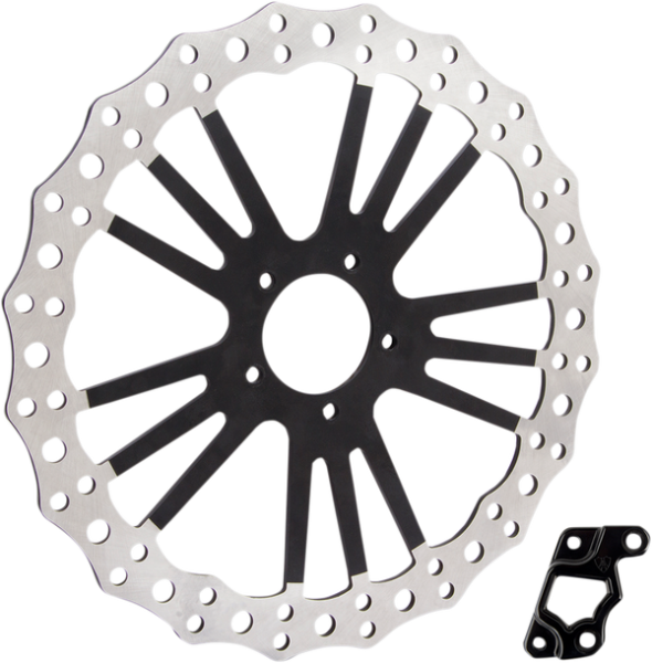 Indian Big Brake Rotor Kit Black, 2, nordicamoto.ro