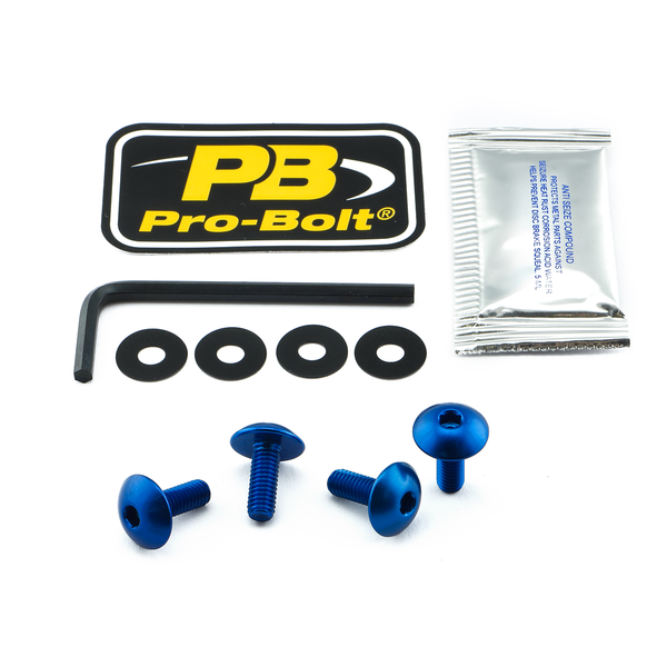 License Plate Screws Blue, 1, nordicamoto.ro
