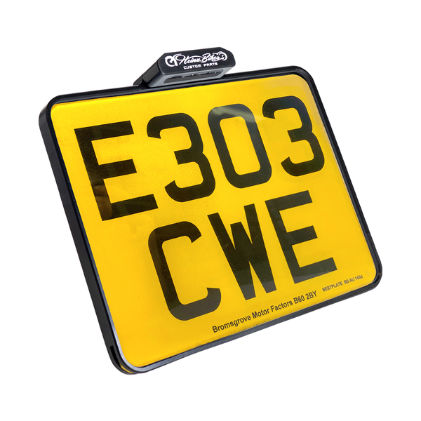 License Plate With Taillight Black, 2, nordicamoto.ro