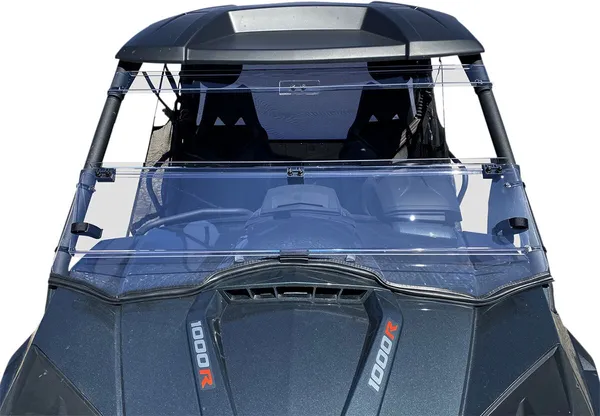 Deluxe Full Folding Windshield Clear -3