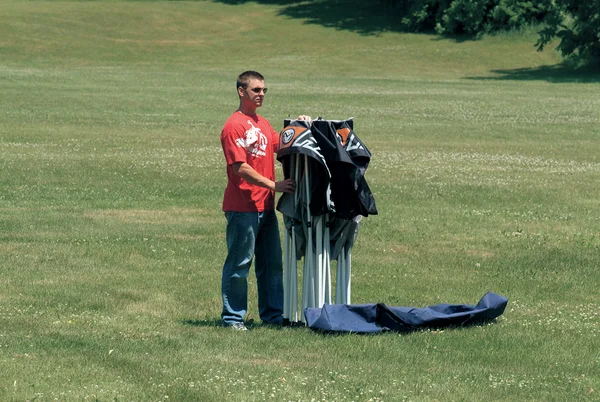 THOR Collapsible Canopy Yellow -1