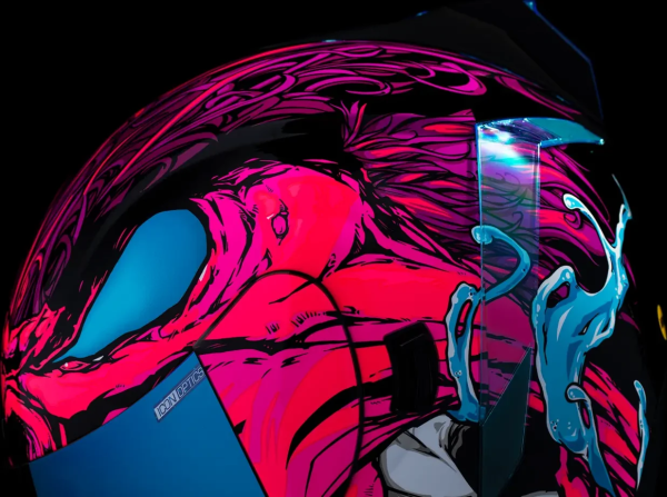 Casca Icon Airform Manik'rr Mips Pink, 10, nordicamoto.ro