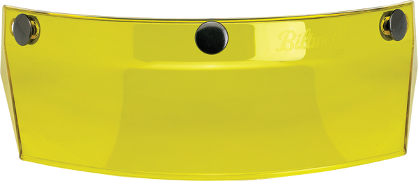 3-snap Moto Helmet Visor Yellow ONE SIZE, 4, nordicamoto.ro
