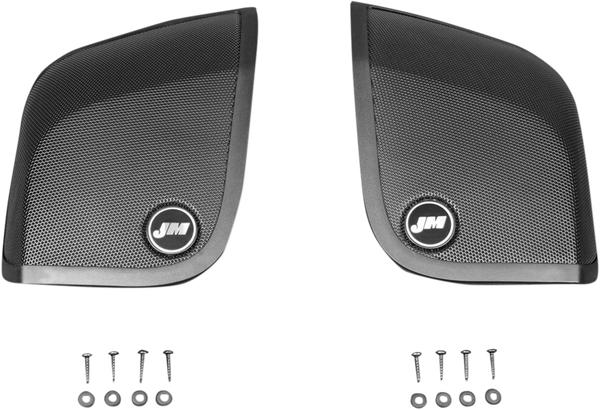 Saddlebag Lid Speaker Grill Set Black, 1, nordicamoto.ro