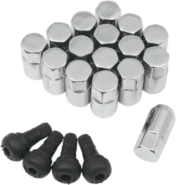 Atv-utv Wheel Lugnut Silver -0