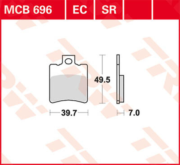 Plăcuțe de frână ceramice din seria Ec, 1, nordicamoto.ro