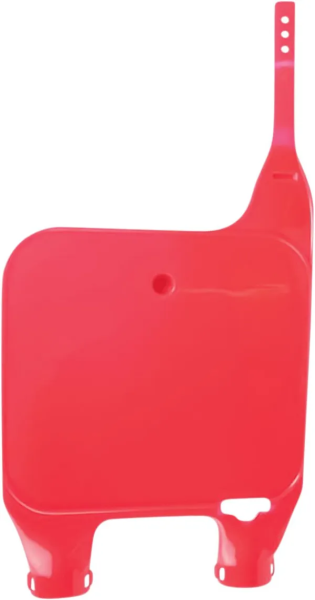 Replacement Front Number Plate Red