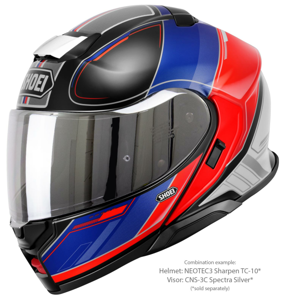 Casca Flip-up SHOEI NEOTEC3 SHARPEN TC-10 Albastru/Rosu/Alb XXL-4