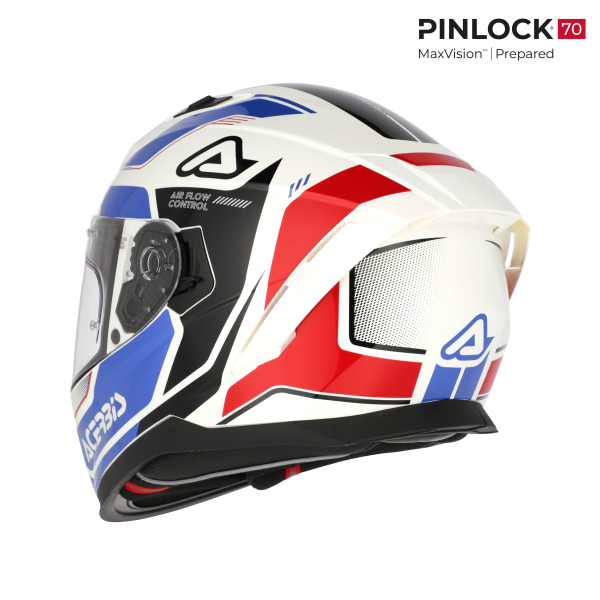 Casca Acerbis X-Way Graphic White/Blue-3