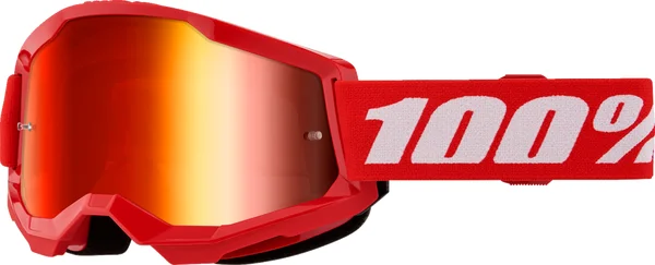 Ochelari 100% Strata 2 Red Mirror ONE SIZE, 1, nordicamoto.ro