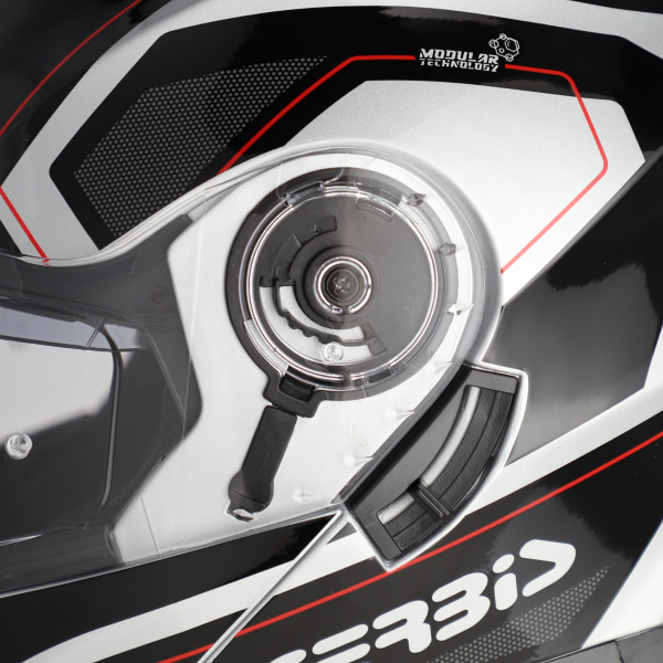 Casca Flip-up Acerbis Serel 22-06 Negru/Argintiu XL-4