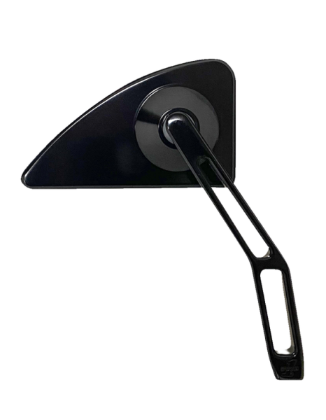 Mini Mirror W/v2 Cut-out Stem Black, 2, nordicamoto.ro