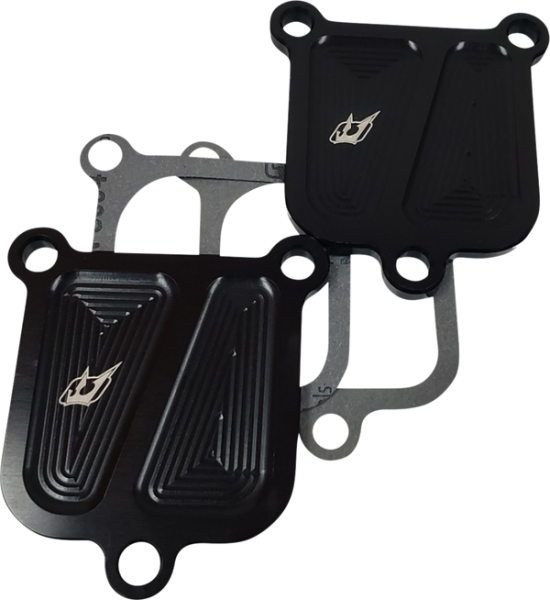 Engine Block Off Plates Black, 1, nordicamoto.ro