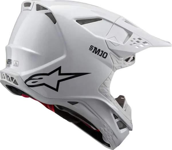 Casca Alpinestars Supertech M10 Solid Mx White-1