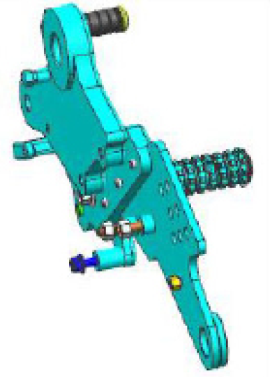 Pedala inaltata stanga CFMOTO 700CL-X-1