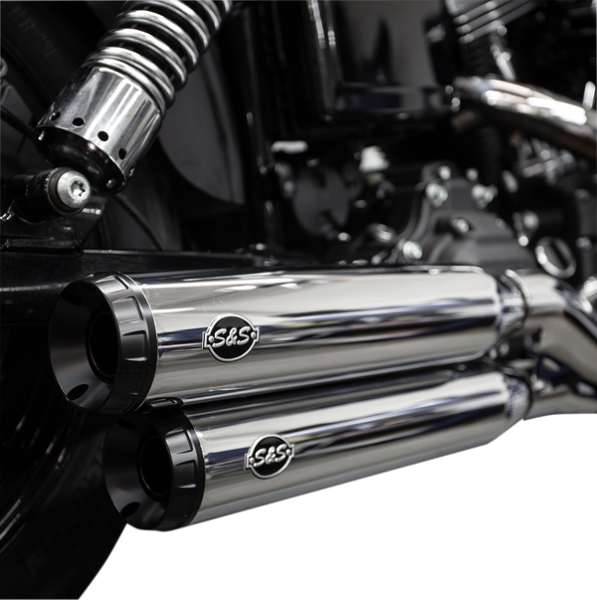 Grand National Slip-on Mufflers Black, 2, nordicamoto.ro