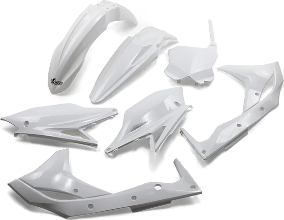 Set complet de piese de schimb din plastic pentru caroserie, alb, 1, nordicamoto.ro