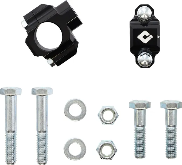 Mx Handlebar Mounts Black-0