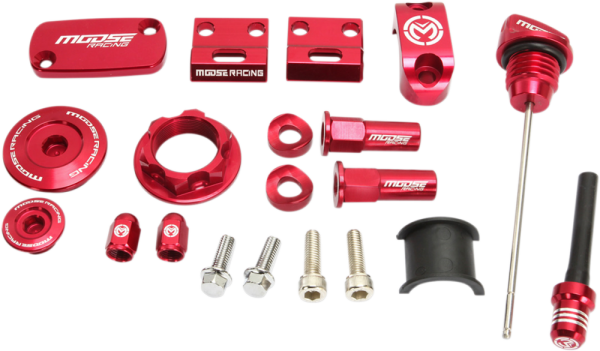 Bling Pack Kit Red, Anodized, 1, nordicamoto.ro