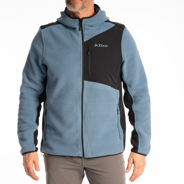 Hanorac Snowmobil Klim Teton Crest Fleece Black - Asphalt-16