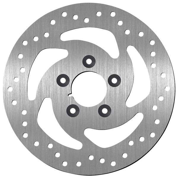 Brake Rotor Round Silver, 1, nordicamoto.ro