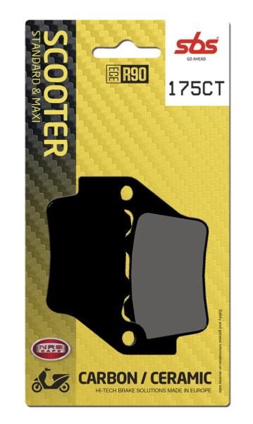 Ct Scooter Carbon Tech Organic Brake Pads, 1, nordicamoto.ro