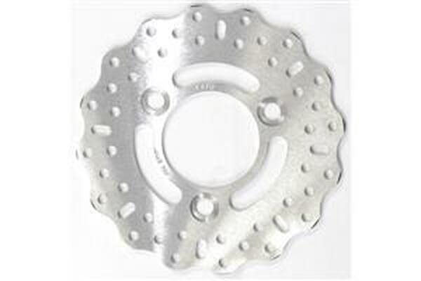 Round Hpsr Solid Brake Rotor Silver, Stainless Steel, 1, nordicamoto.ro
