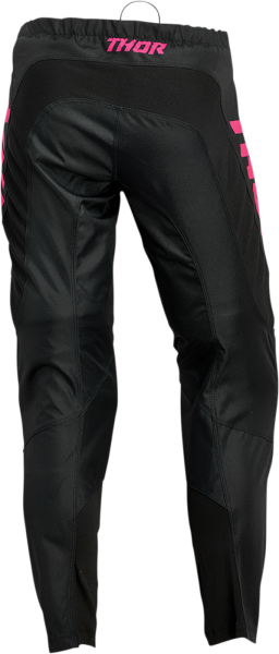 Pantaloni Dama Thor Sector Minimal Black/Fluo Pink-2