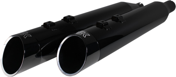 4-1/2(r) Hp-plus® Slip-on Mufflers Black, Obsidian, 1, nordicamoto.ro