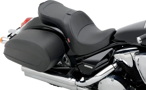 Low-profile Touring Seat With Ez Glide Ii Backrest Option Black-6
