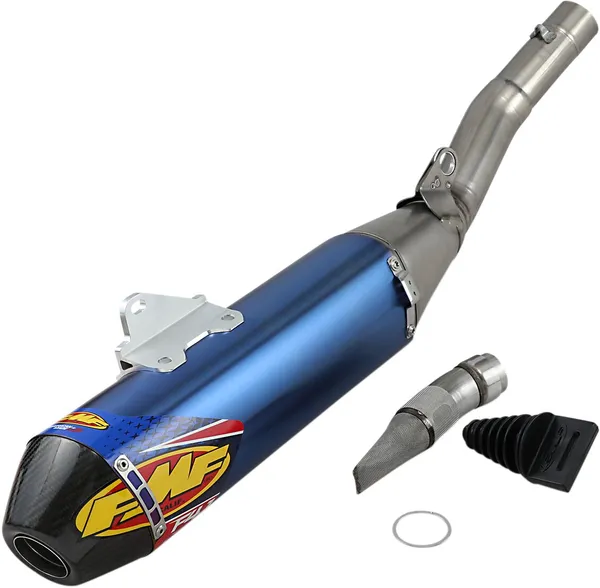 Factory 4.1 Rct Slip-on Muffler Anodized Blue-0