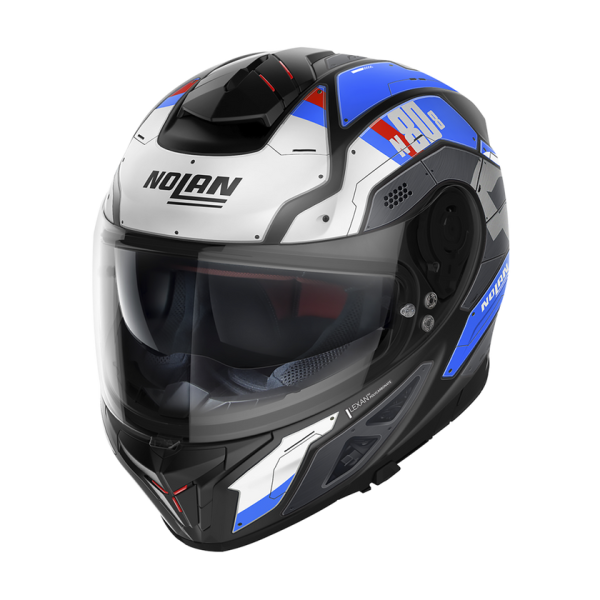 Casca Moto Nolan N80-8 Flat Lava Gray - Black/Yellow-5