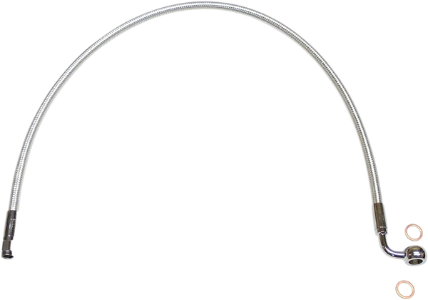 Alternate Length Designer Series Abs-specific Front Brake Line Kit Chrome, Sterling Chromite® Ii, 1, nordicamoto.ro
