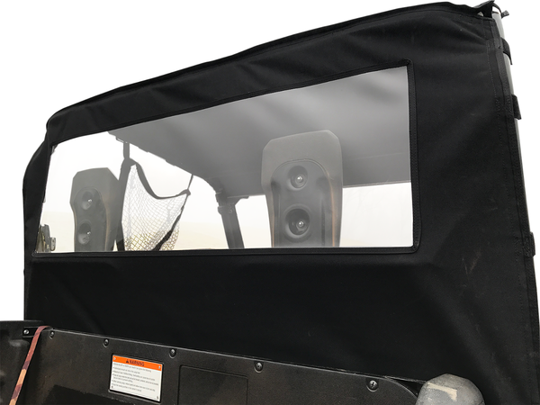 Utv Rear Windscreen Black 