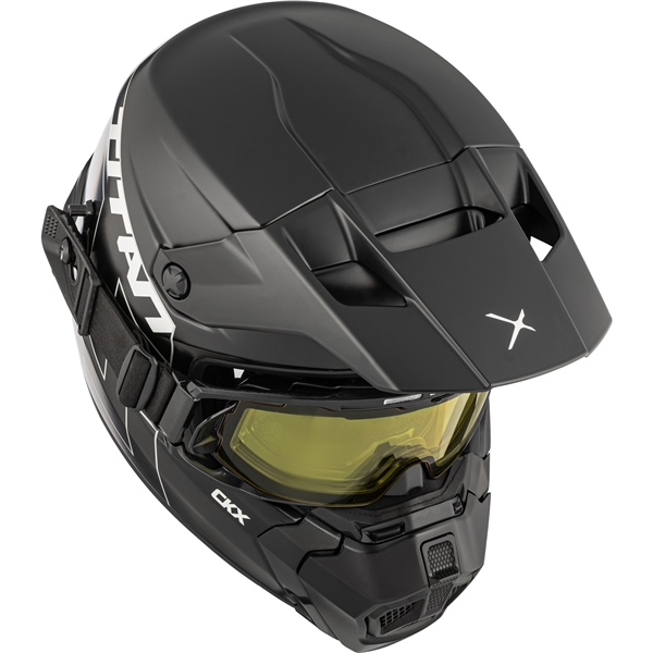 CKX Helmet Titan AMS Matt Black + Goggles S-1