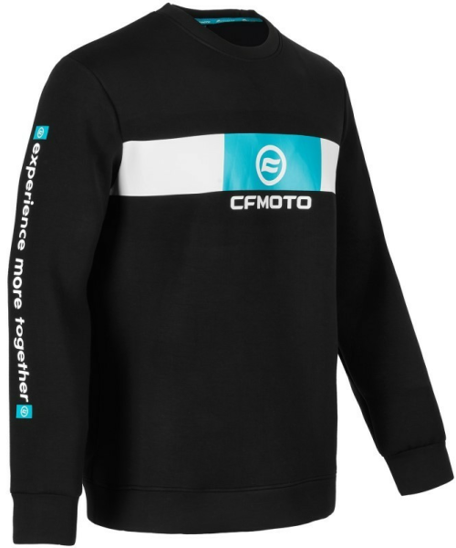BLUZĂ SPORT CASUAL CFMOTO EXPERIENCE MORE TOGETHER – NEGRU/ALBASTRU, 7, nordicamoto.ro