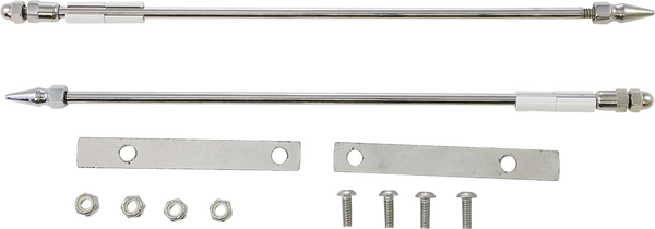 Trunk-mounted Double Flag Holder Kit, 1, nordicamoto.ro
