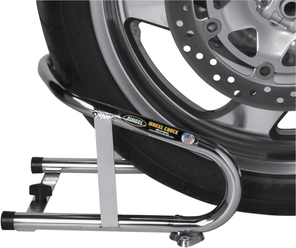 Removable Wheel Chock Chrome, 1, nordicamoto.ro