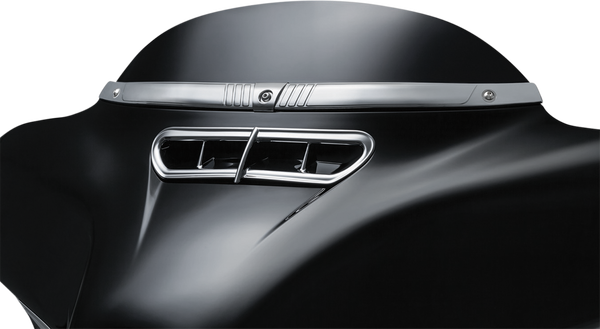 Tri-line Windshield Trim Chrome, 1, nordicamoto.ro
