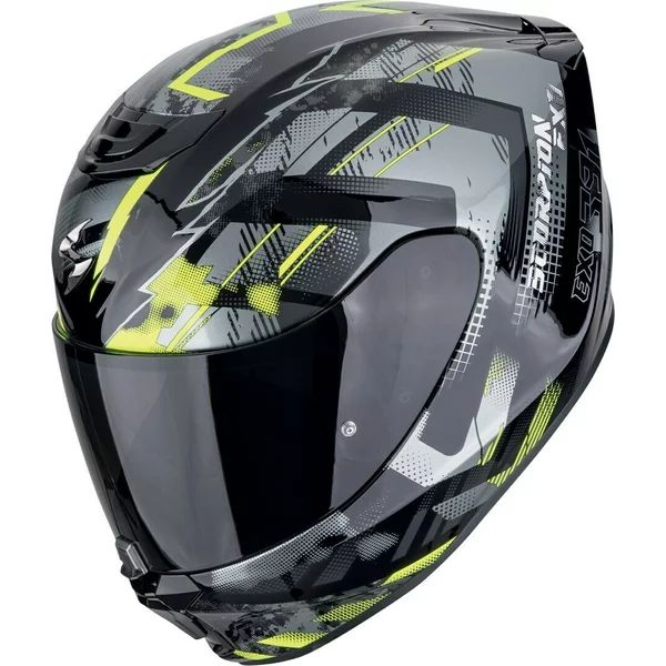 Casca integrala SCORPION EXO-391 CLUTTER M Negru/Rosu, 5, nordicamoto.ro