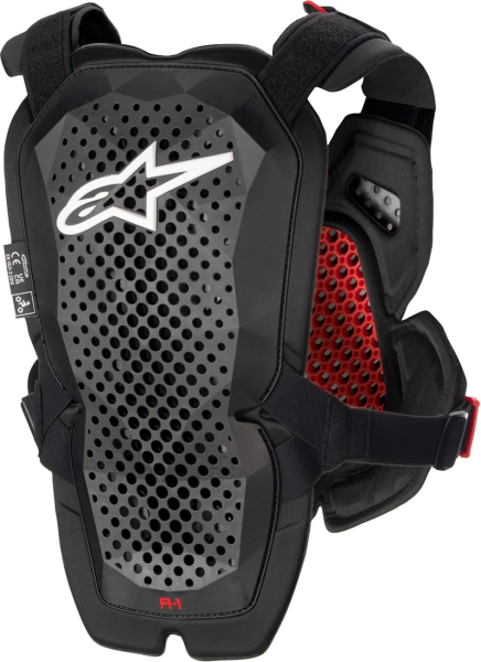 Armura Alpinestars A-1 Roost Guard Black/Red-0