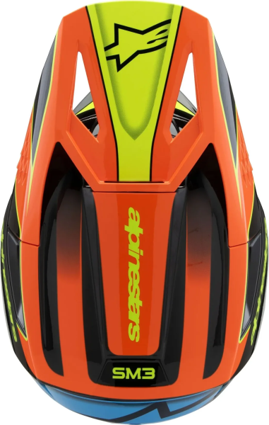 Casca Copii Alpinestars S-M3 Fray Black/Blue/Orange/Yellow-1